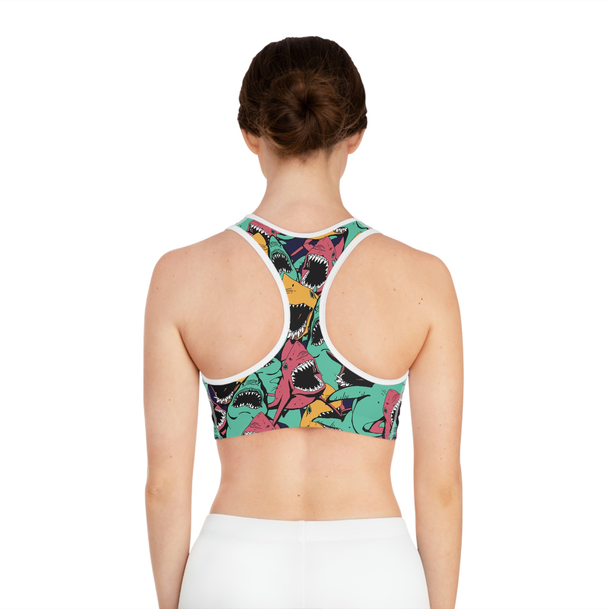 Shark Bite Sports Bra